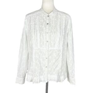Puli white embroidered blouse